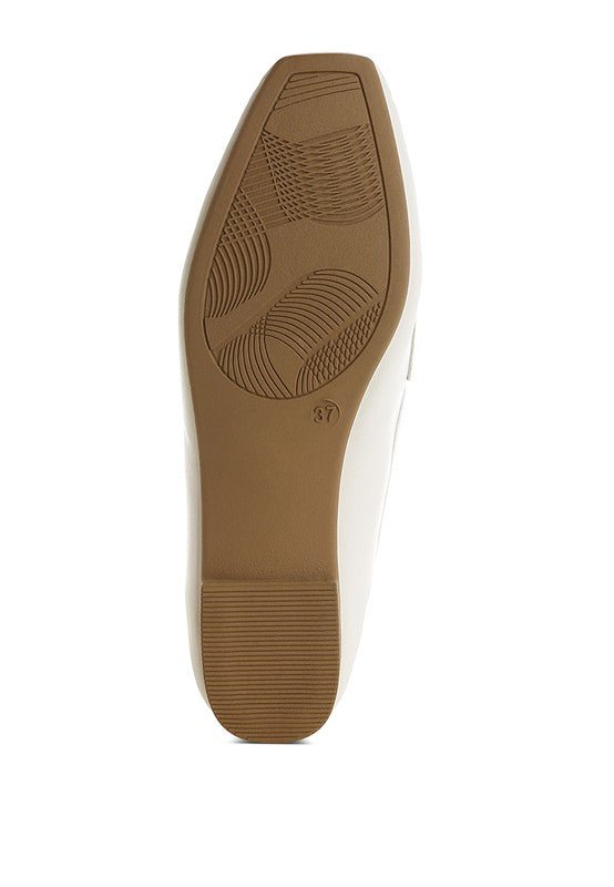 Dorlina Studded Faux Leather Loafers for Stylish Comfort - Love Salve 