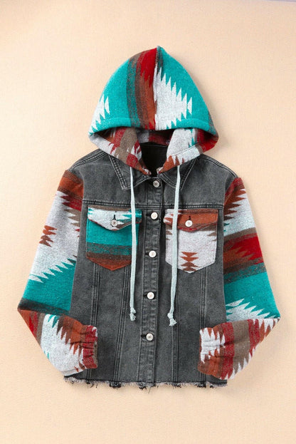 Denim Jacket with Hood, Drawstring, and PocketsDenim Jacket with Hood, Drawstring, and Pockets

Elevate your wardrobe with our Denim Jacket with Hood, Drawstring, and Pockets—a perfect blend of style and functionLove Salve Hood, Drawstring,jeans