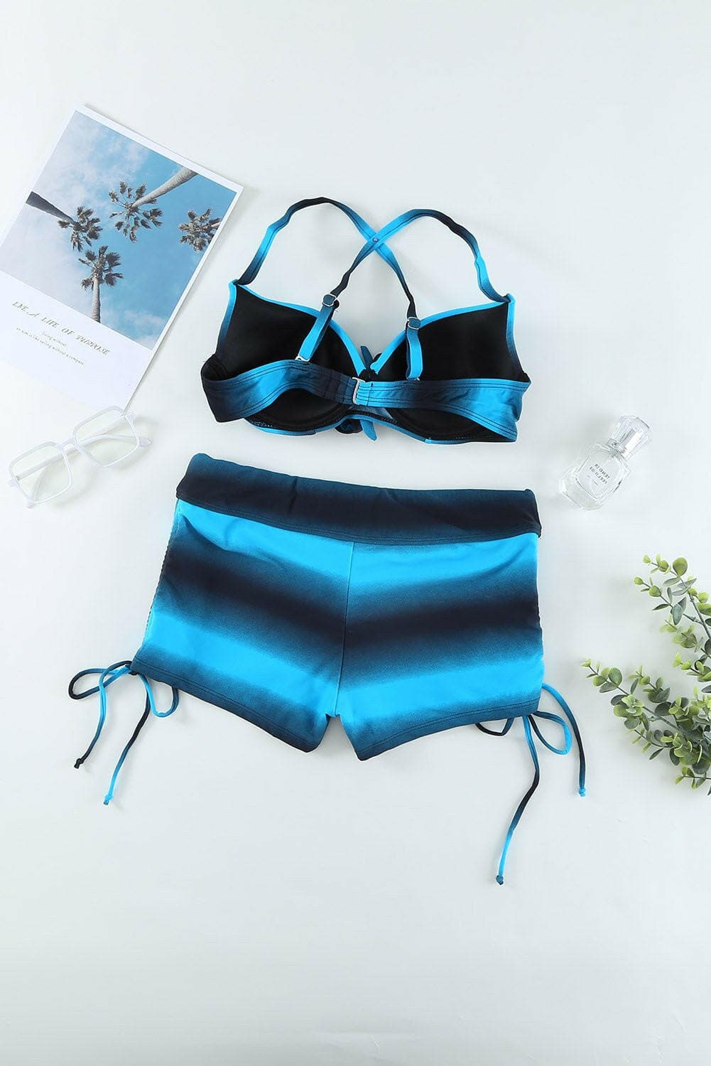 Drawstring Sweetheart Neck Bikini Set - Love Salve