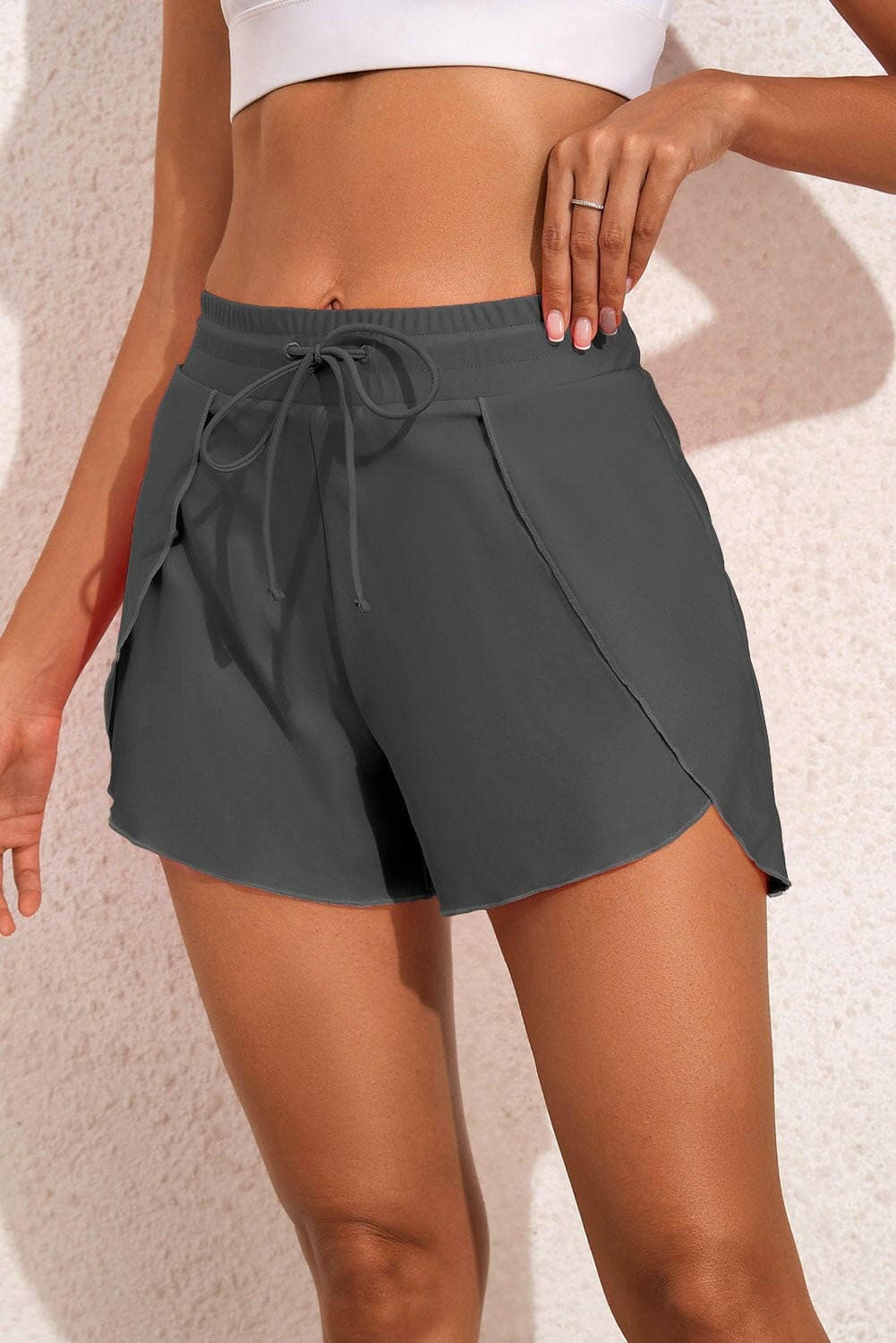 Beach Ready: Adjustable Waist Swim ShortsGet Beach Ready with Adjustable Waist Swim Shorts
 Upgrade your beach wardrobe with our versatile Beach Ready Adjustable Waist Swim Shorts. Made from a premium blendLove Salve Adjustable Waist Swim Shortsswimwear