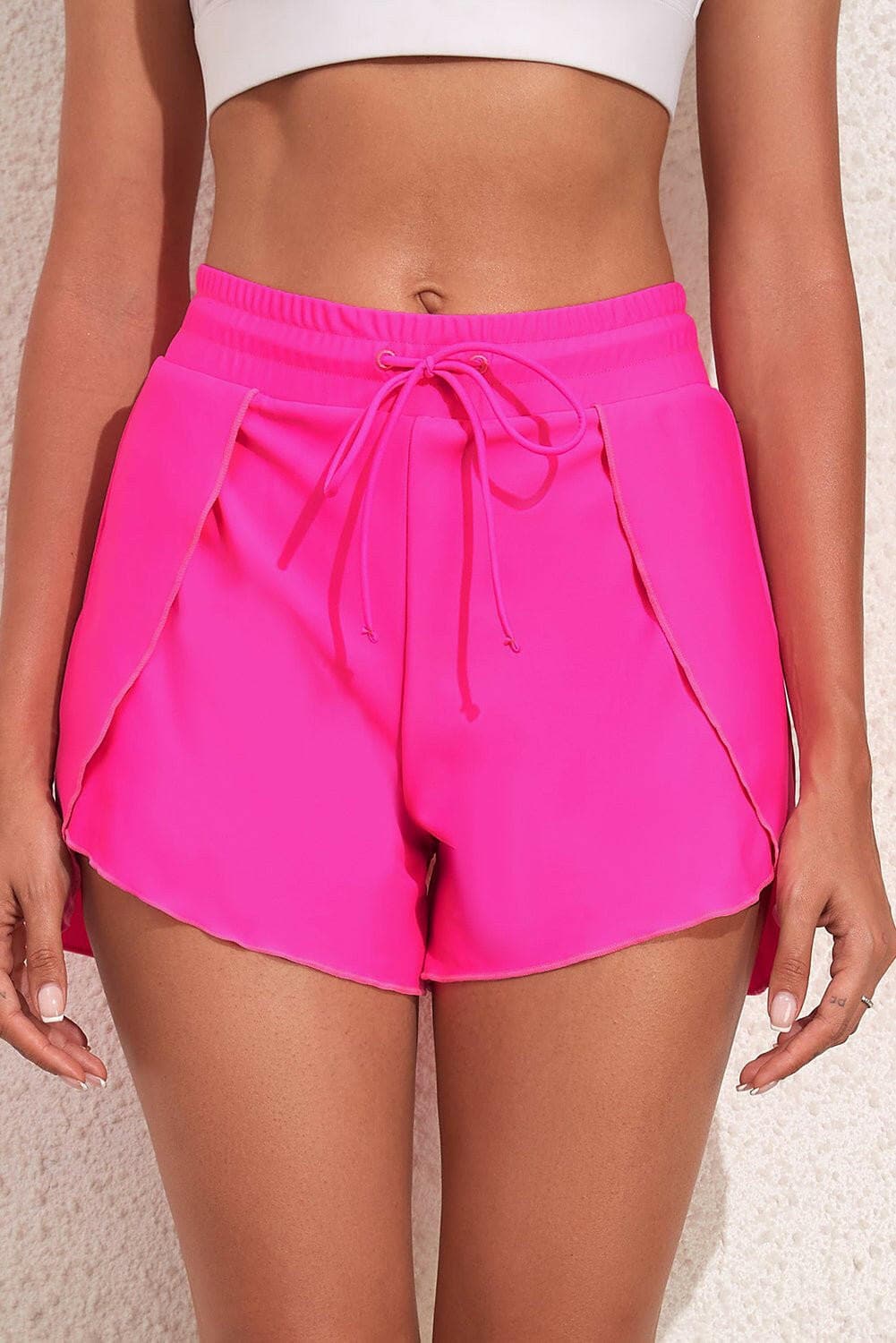 Beach Ready: Adjustable Waist Swim ShortsGet Beach Ready with Adjustable Waist Swim Shorts
 Upgrade your beach wardrobe with our versatile Beach Ready Adjustable Waist Swim Shorts. Made from a premium blendLove Salve Adjustable Waist Swim Shortsswimwear