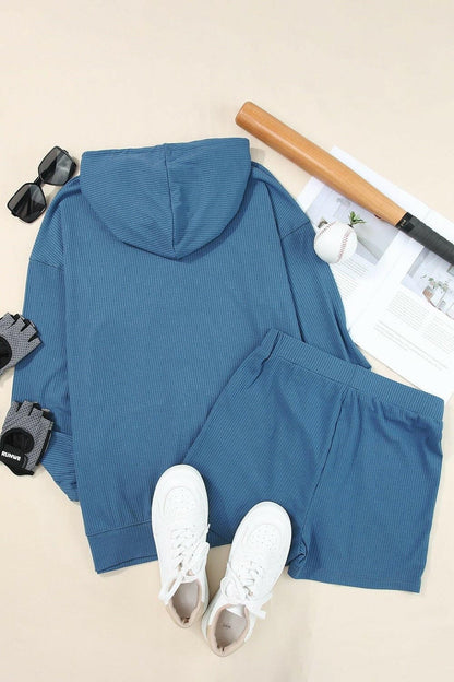 Cozy Zip Up Sweater and Shorts EnsembleCozy Zip Up Sweater and Shorts Ensemble
 
 
Adjustable Drawstring: Customize the fit to your liking for ultimate comfort.
 
Convenient Zip Up: Effortlessly put on anLove Salve Cozy ZipColor