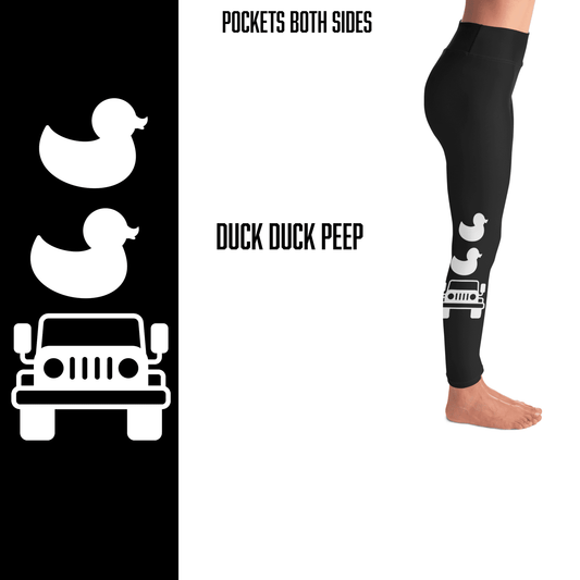 Duck Duck Jeeper with Pockets Choice of Colors, Reflective, or Glitter MM