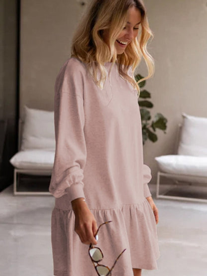 Everyday Mini Dress with Puff Sleeves