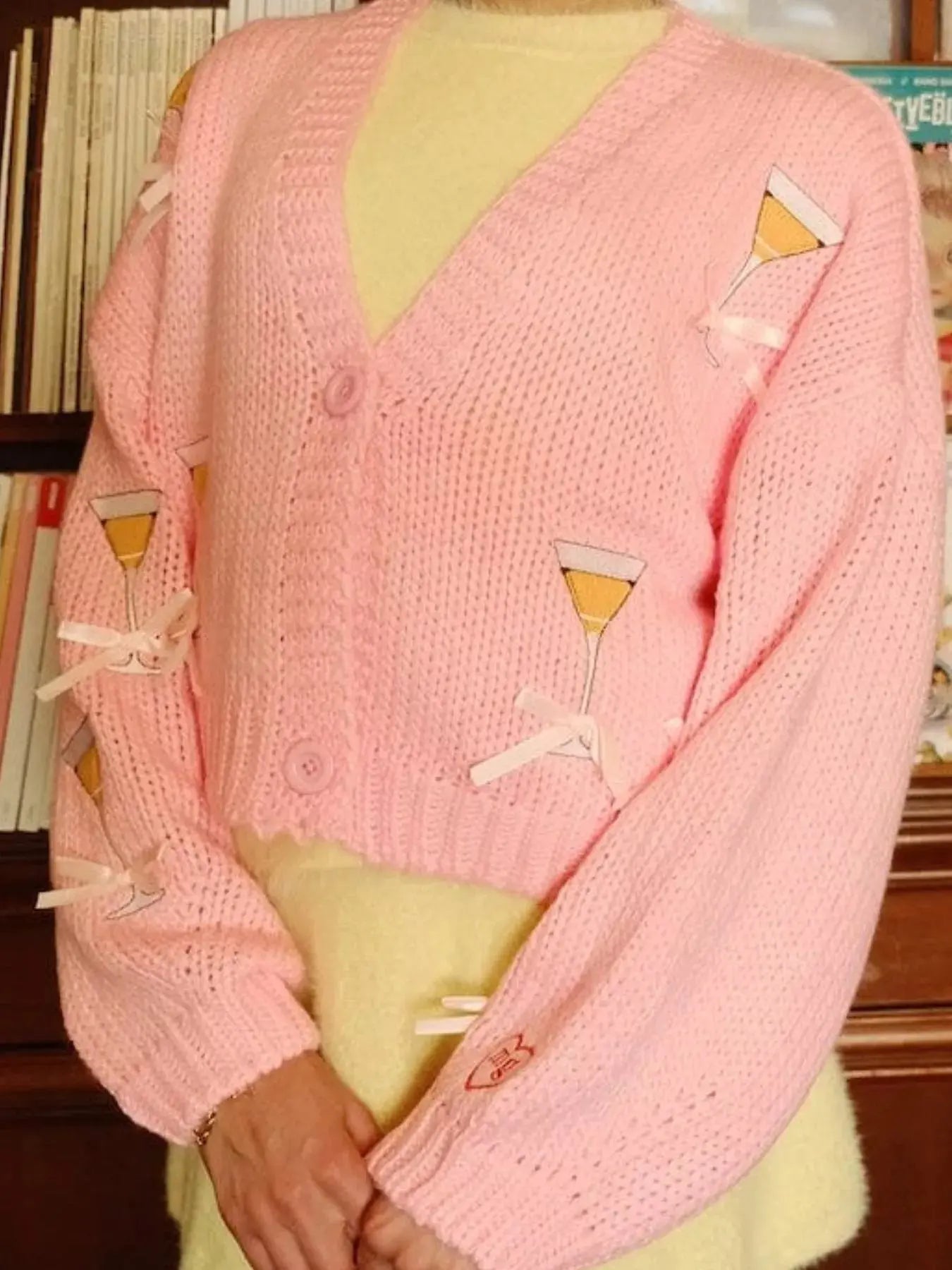 Cocktail Button Up Cardigan Simply Love