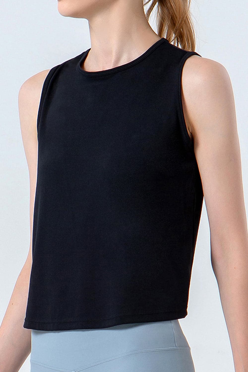 Round Neck Active Tank.