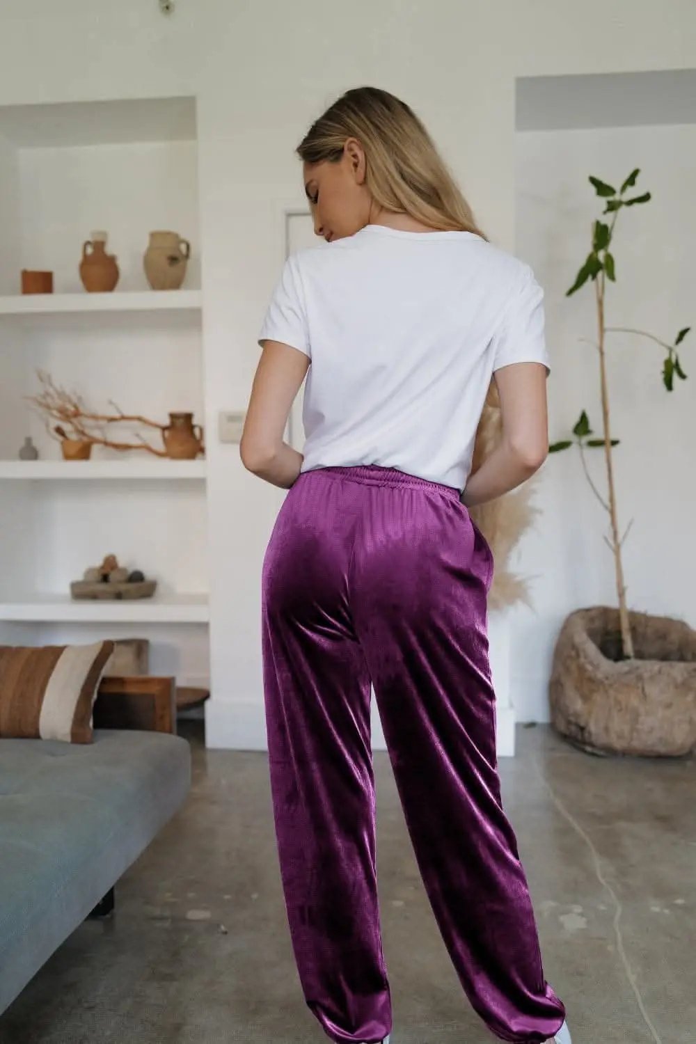 Sheer joggers with pockets - S to XL - Love Salve 