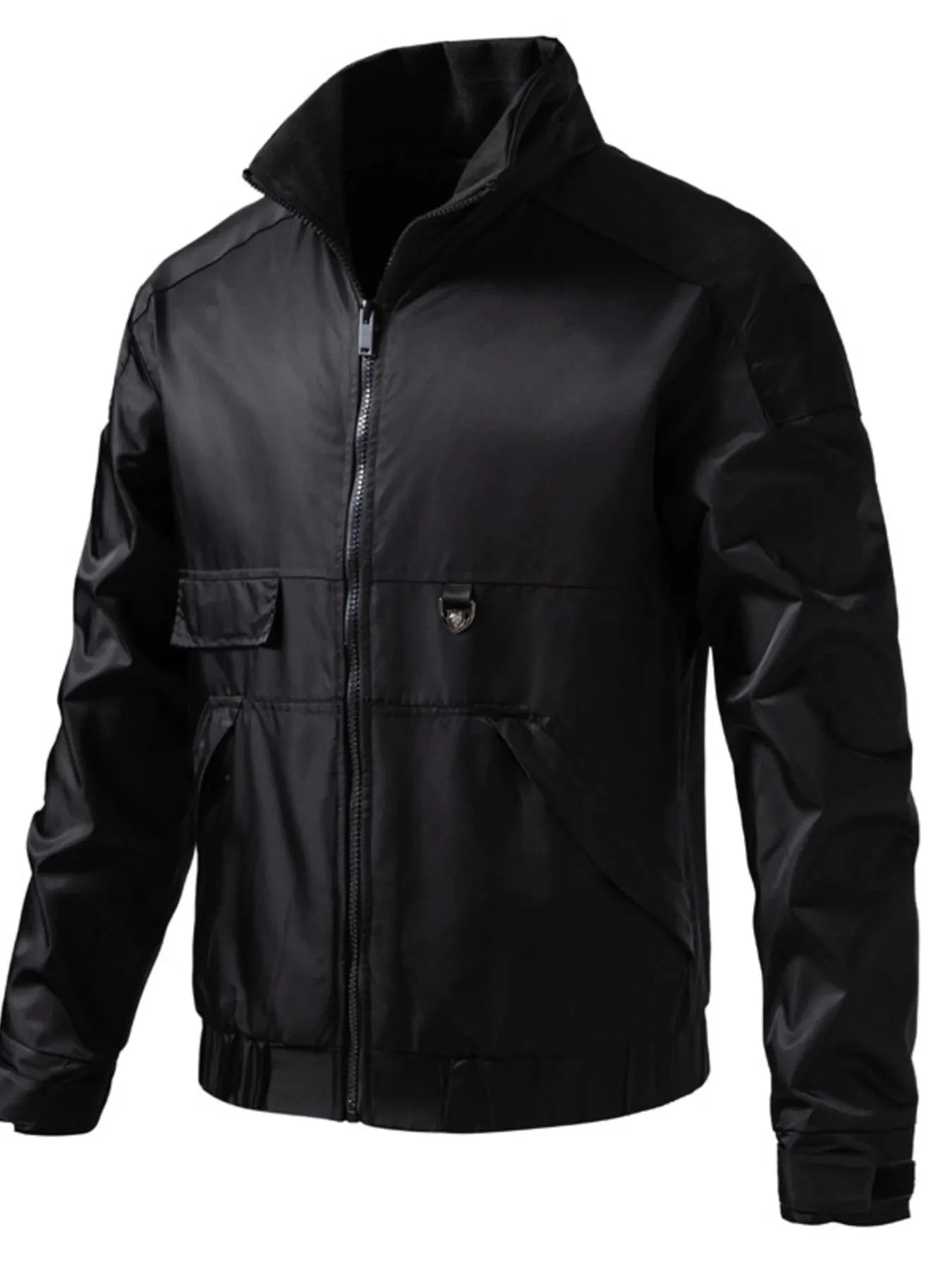 Men's Lightweight Casual Zip Up Jacket With Pockets 100 Percent Polyester Simply Love