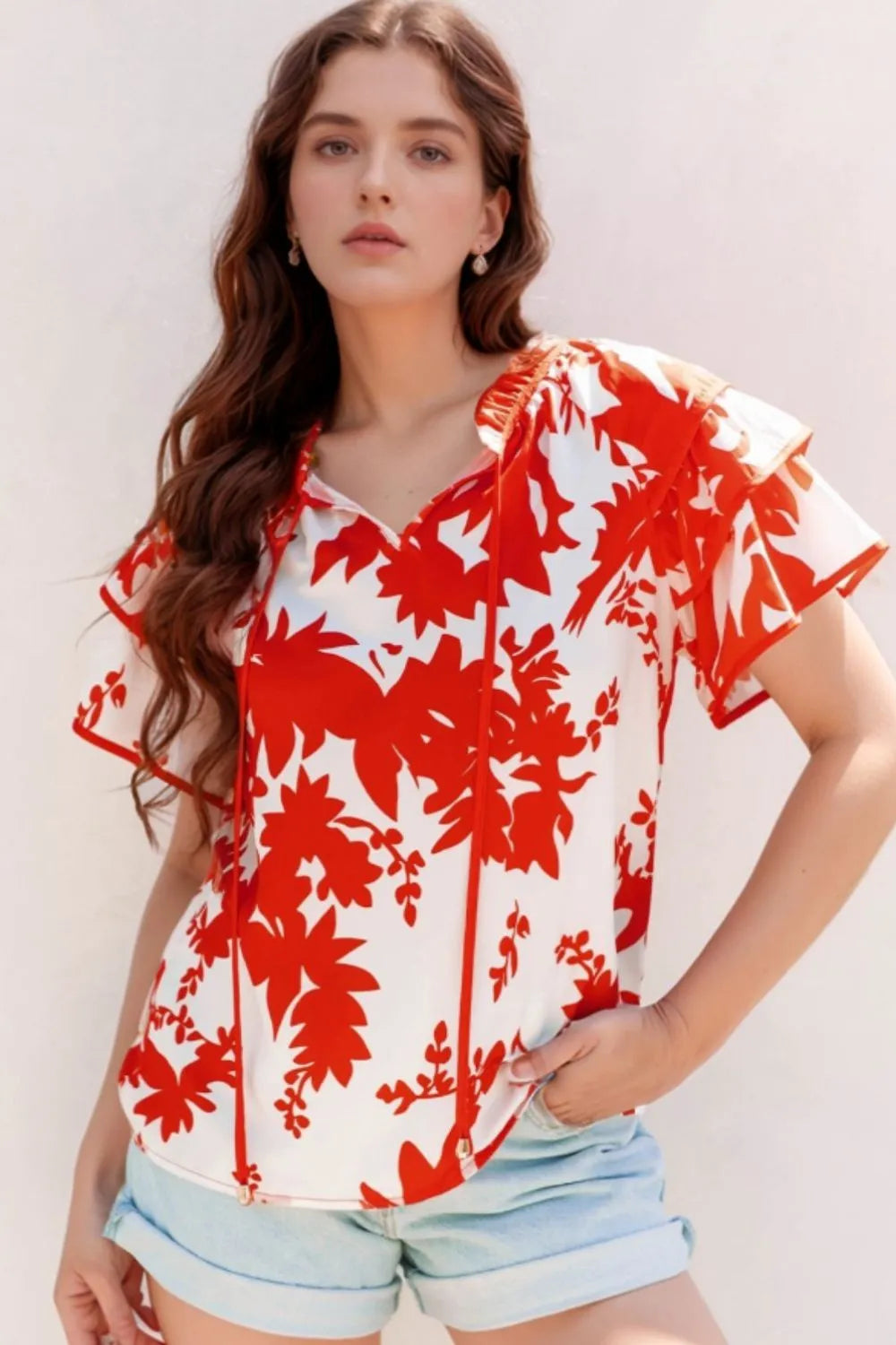 Simply Love: Tiered Ruffle Blouse
