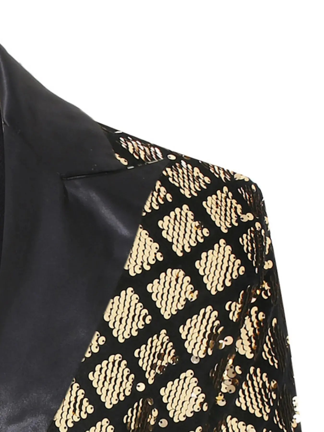 Men's Sequin One Button Blazer Simply Love