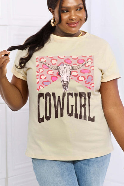 Simply Love cowgirl graphic tee