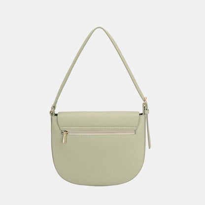 David Jones Metal Buckle Shoulder Bag.