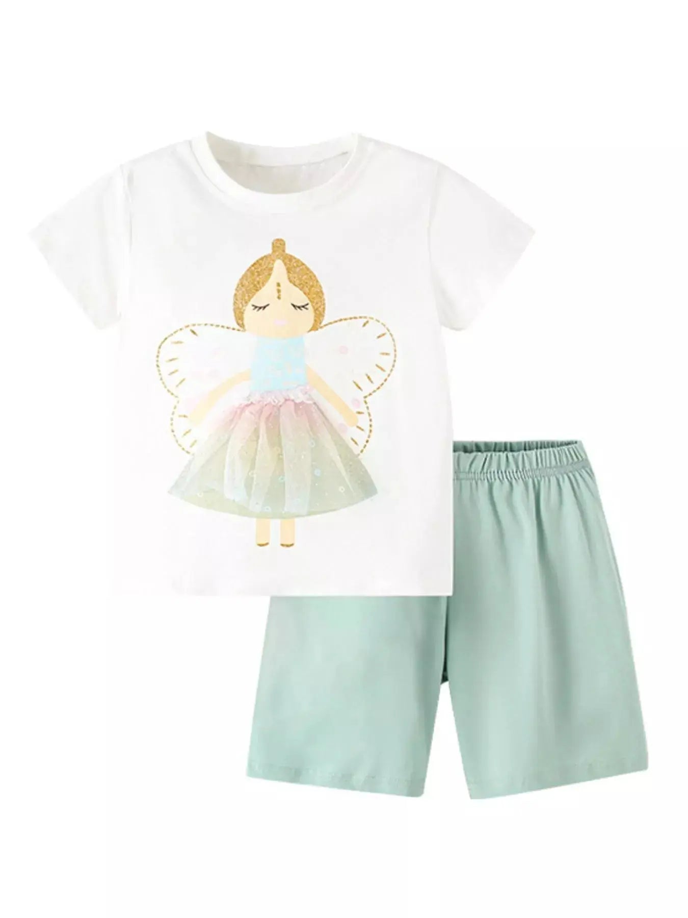 Children's Fairy Graphic Tee & Shorts Set Simply Love