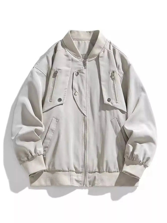Men's Plus Size Casual Lightweight Bomber Jacket Simply Love