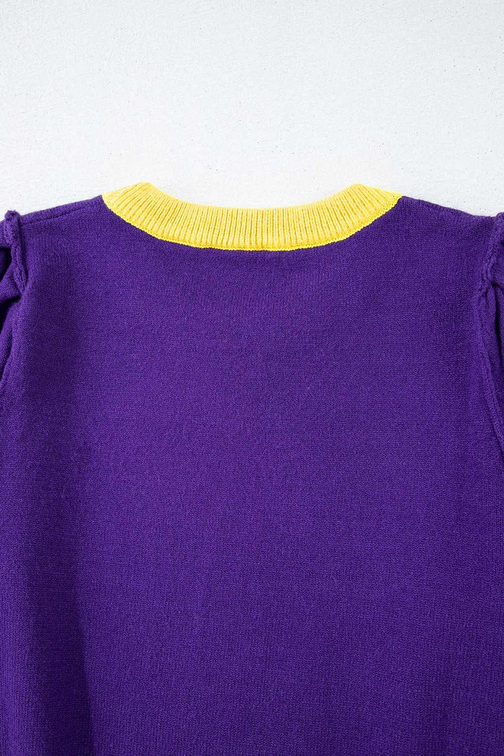 Glamorous purple sequin sweater