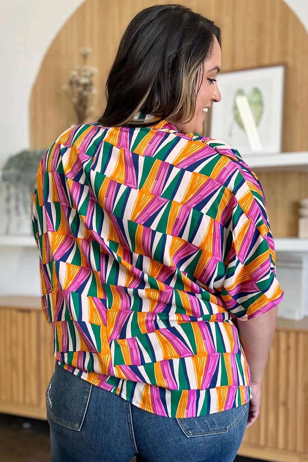 Double Take: Geometric Blouse - Love Salve