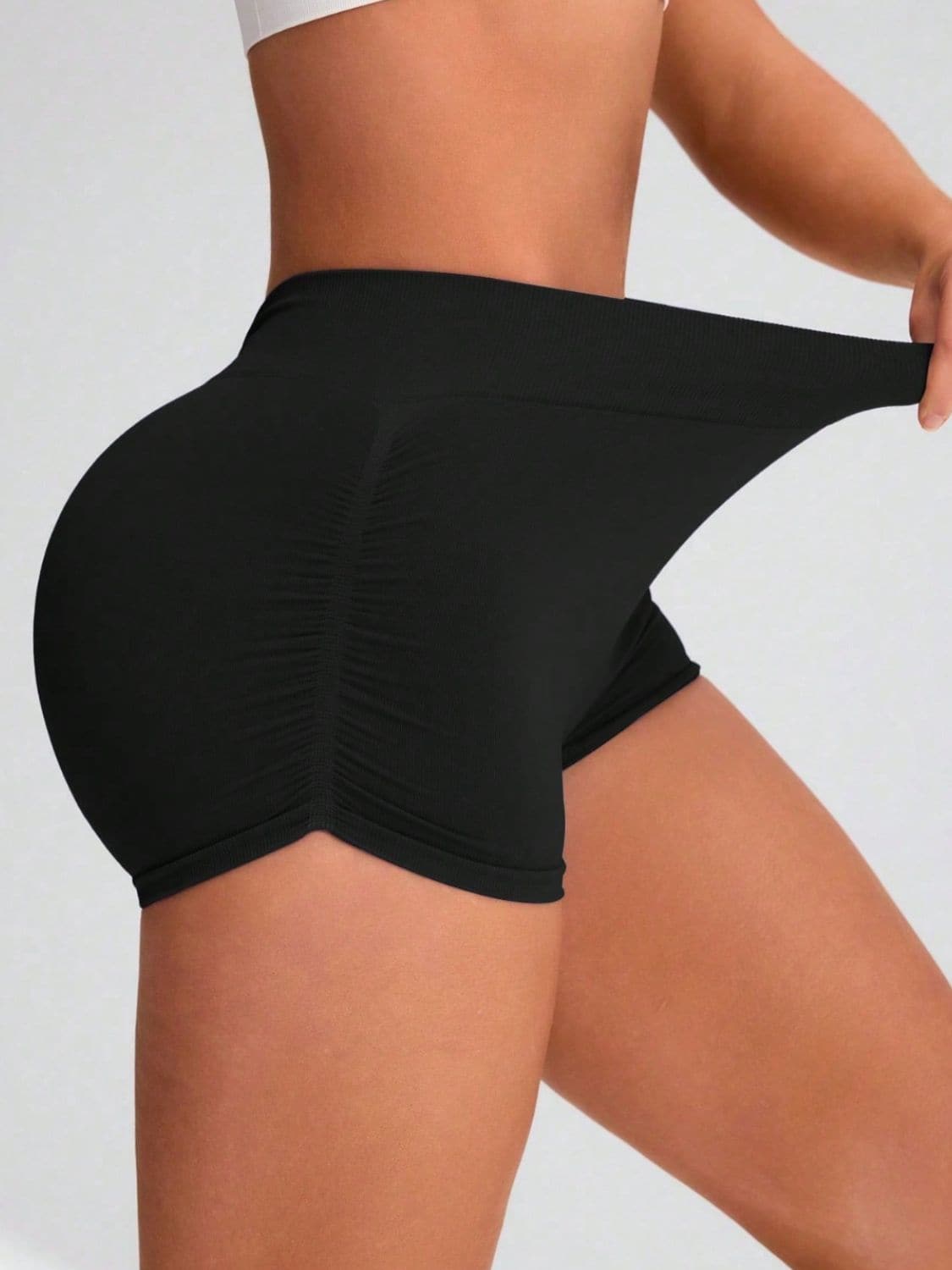 Elastic Waist Active Shorts.