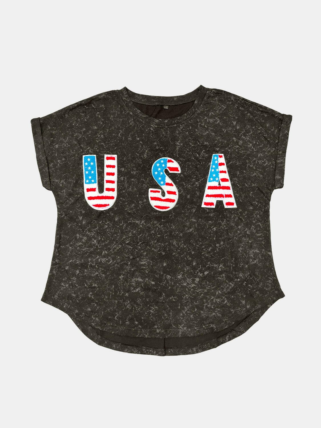 USA Round Neck Short Sleeve T-Shirt.