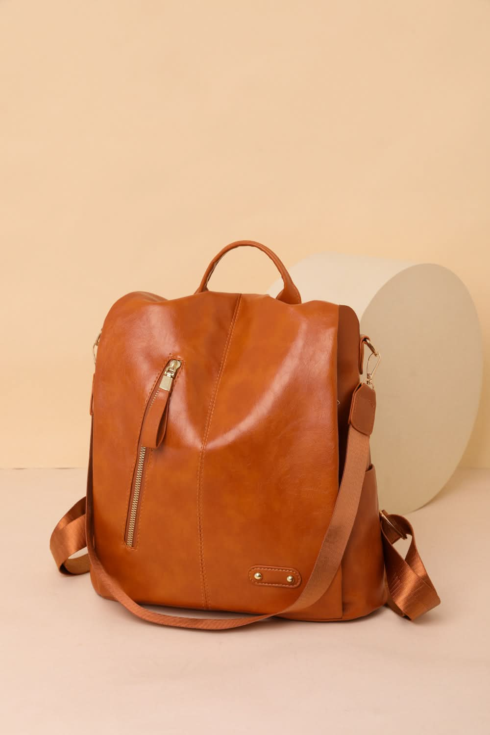 Zipper Pocket Backpack