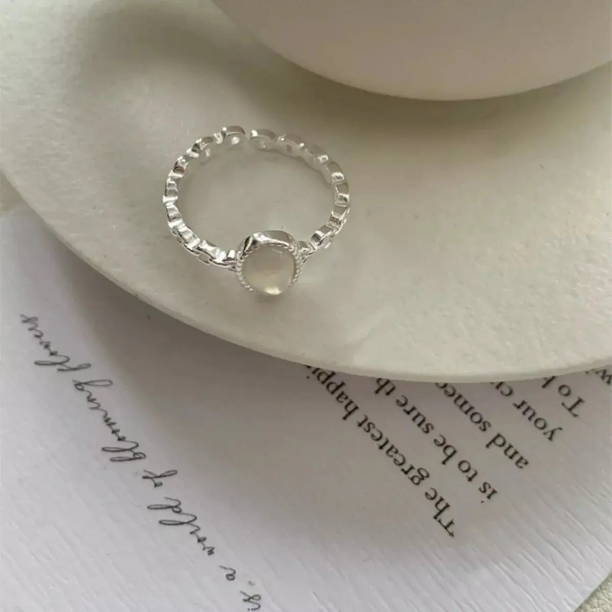 925 Sterling Silver Open Ring Simply Love