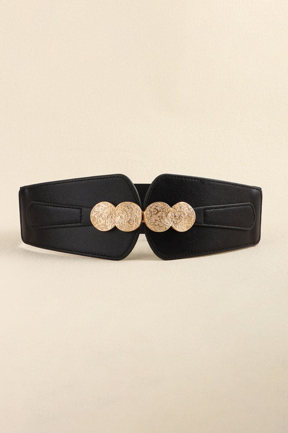 Alloy Buckle Elastic Belt.