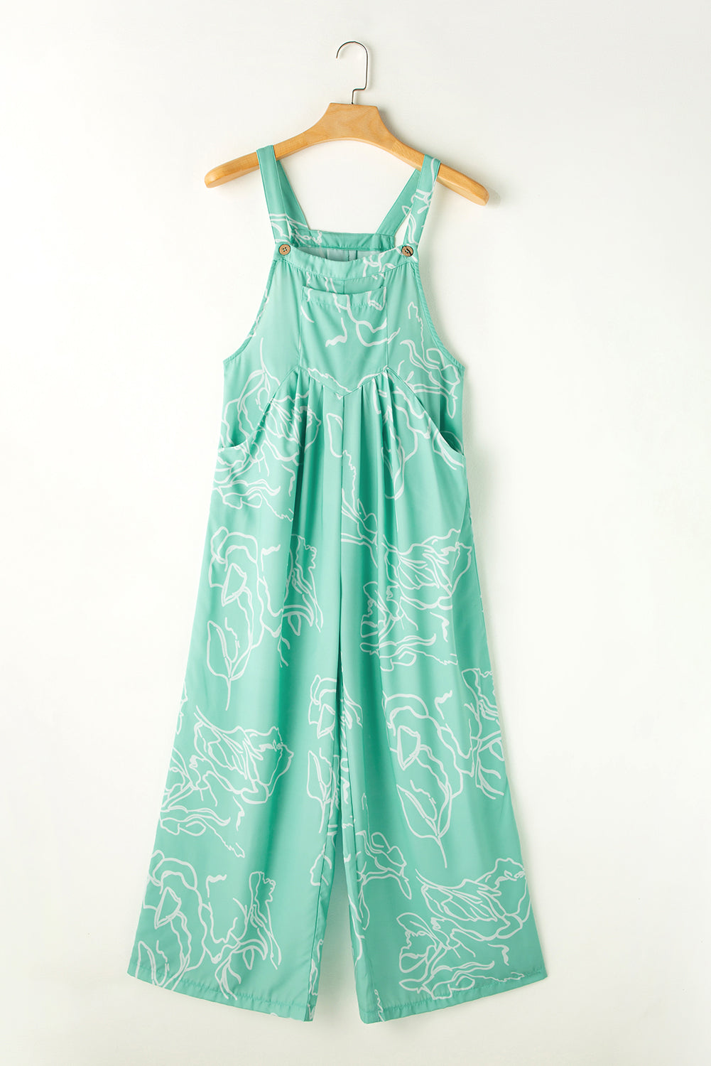 Lorelai Wide Leg Overalls for Women Stylish Printed Jumpsuit - Love Salve 