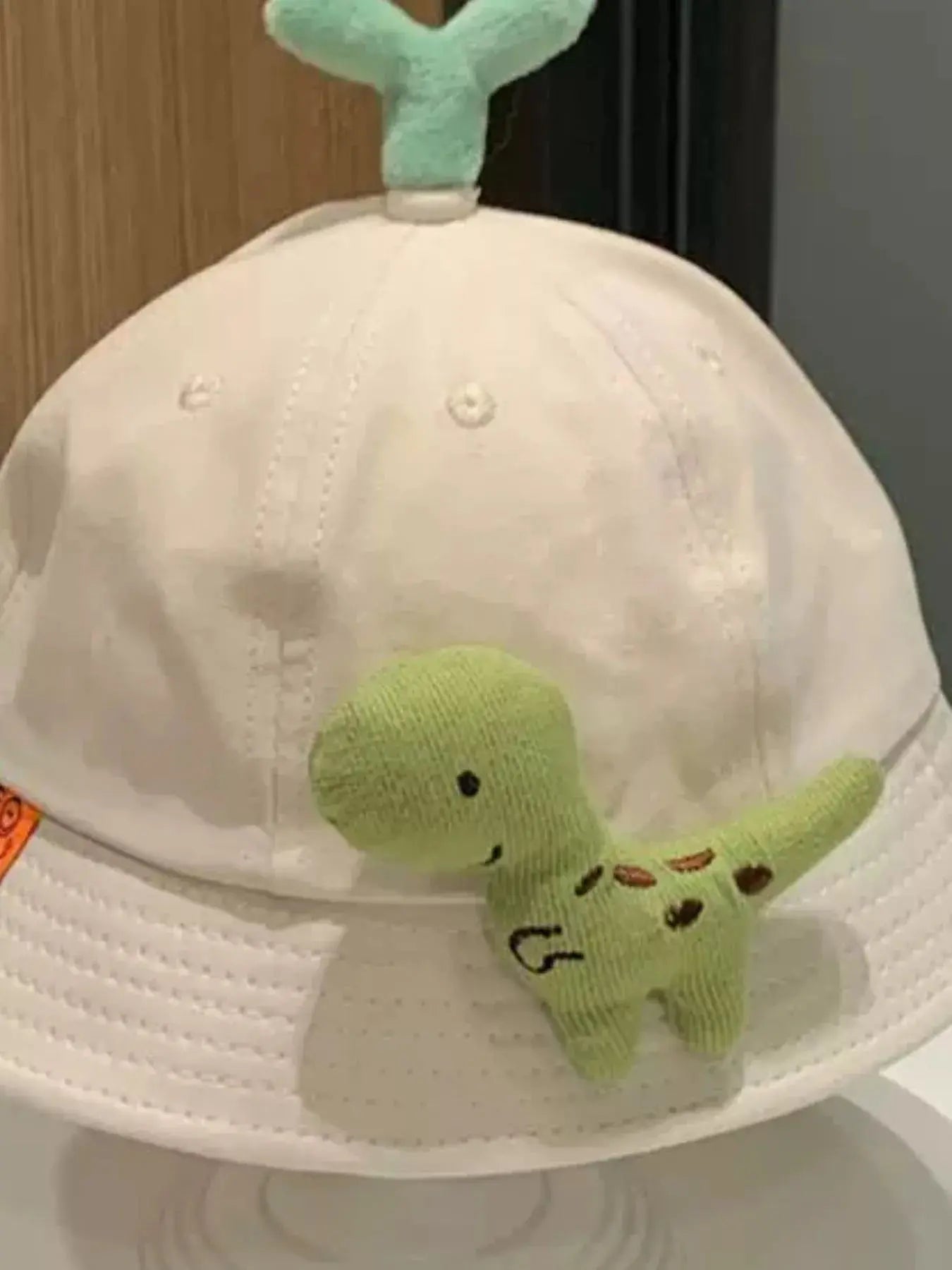 Children's Dinosaur & Sprout Decor Bucket Hat Simply Love