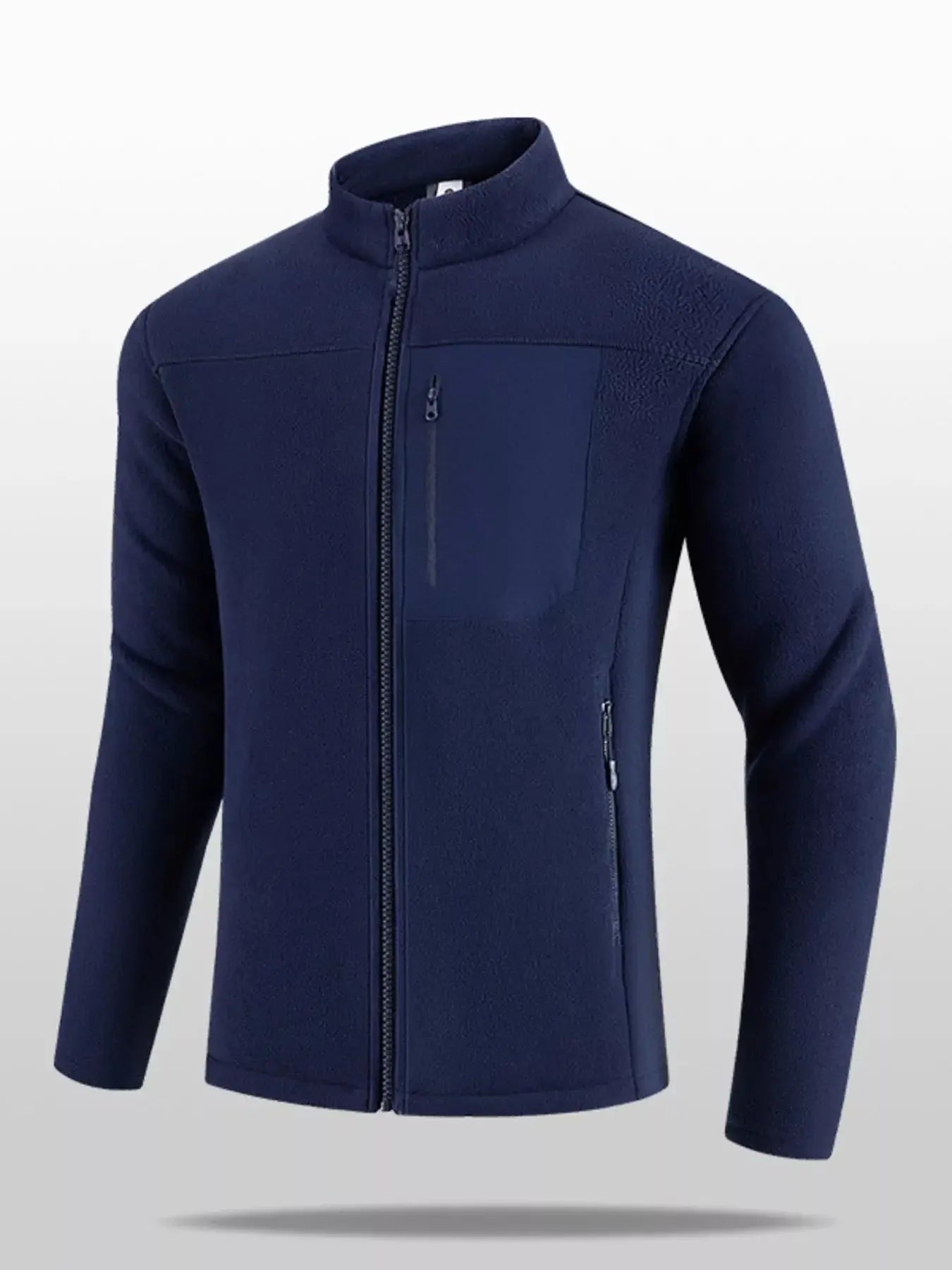 Men's Plus Size Zip Up Long Sleeve Jacket Simply Love