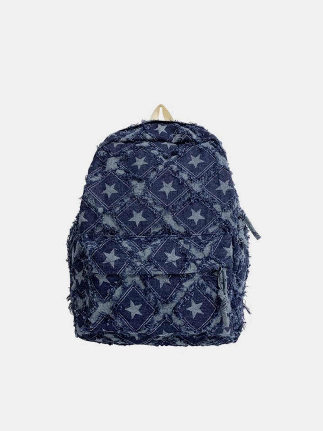 Starry sky denim backpack