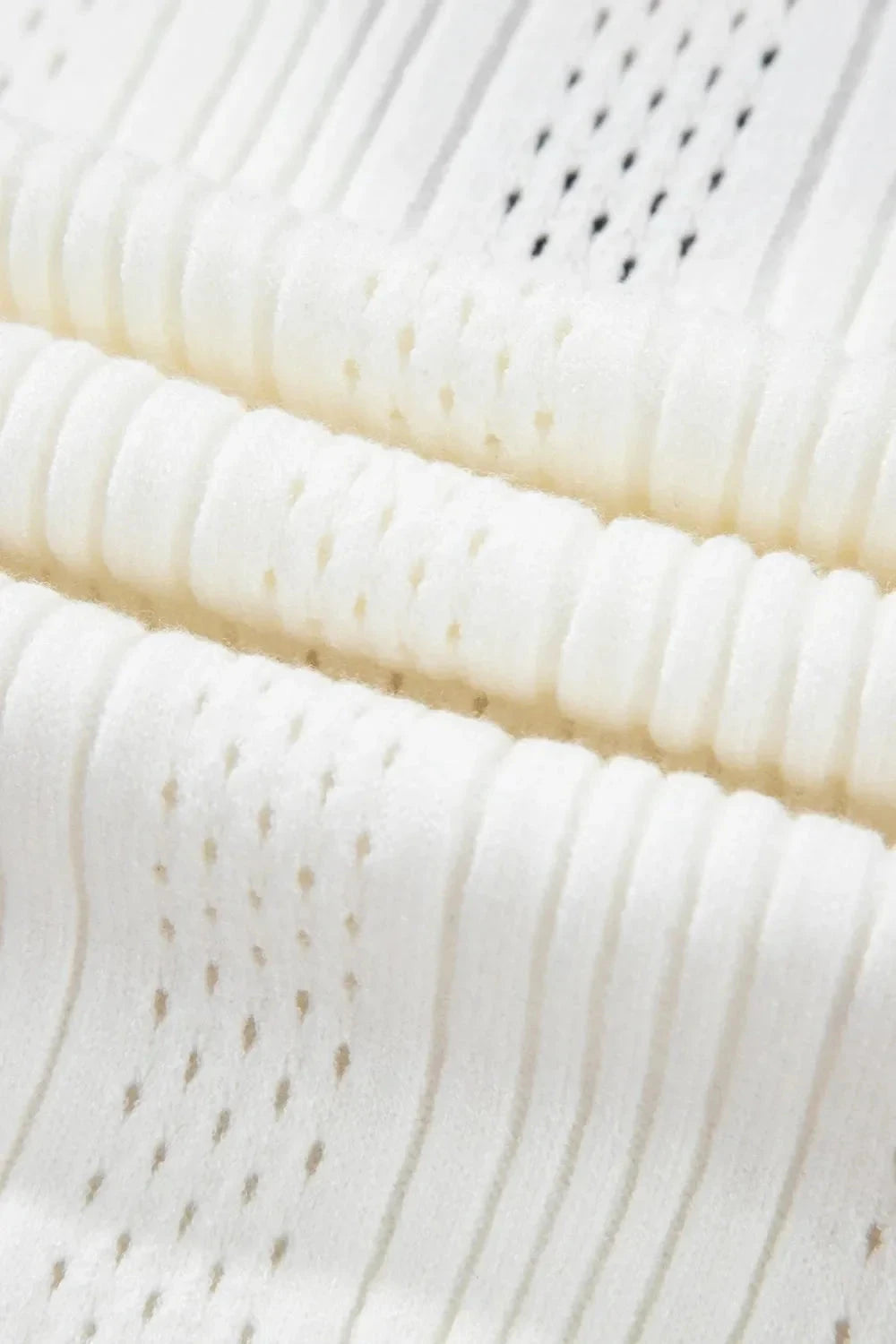 Simply Love: Knit Vest - Eyelet Trim Simply Love