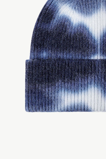 Tie-Dye Cuffed Knit Beanie.