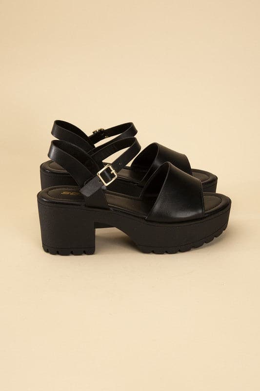 STACIE-S Platform Sandals.