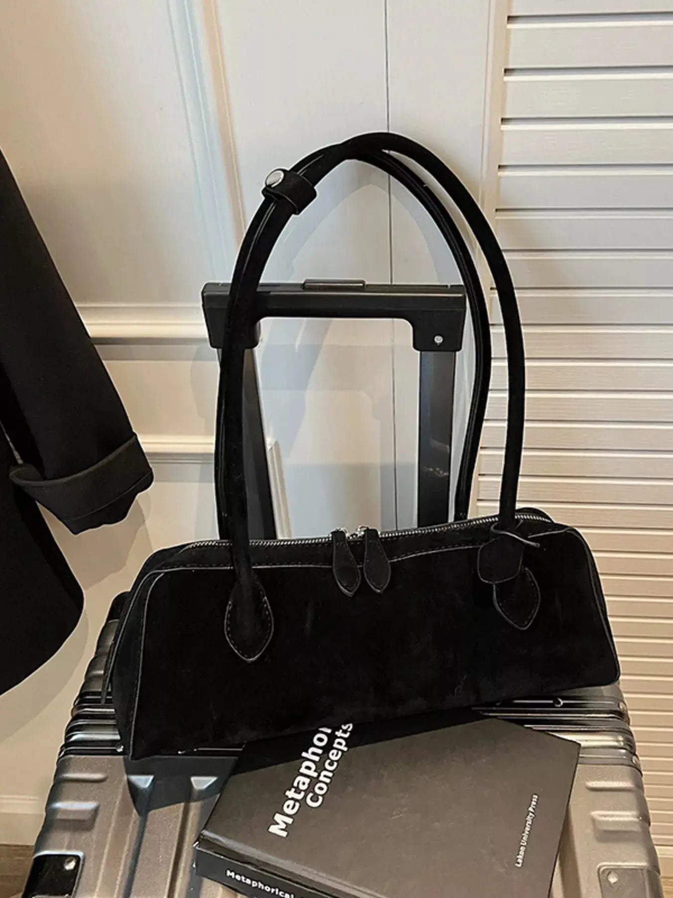 Solid Color Shoulder Bag Simply Love