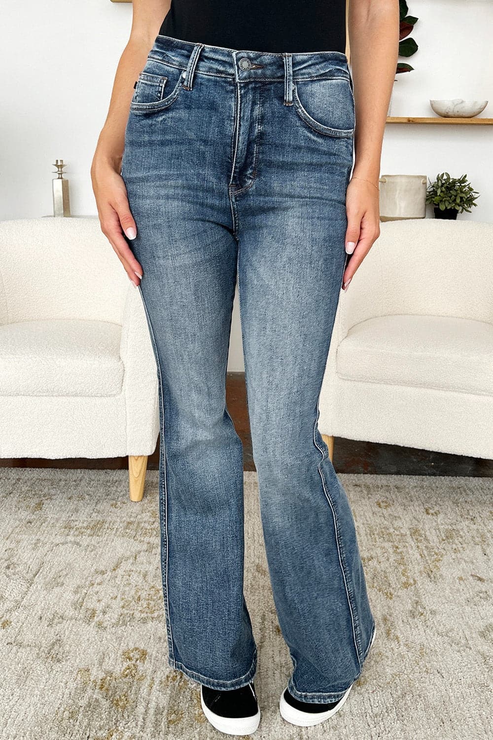 Judy Blue high waist retro flare jeans