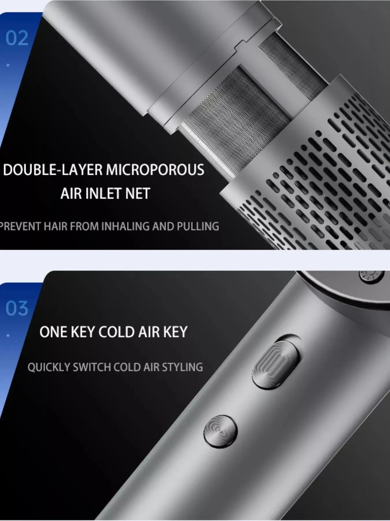 Intelligent Temperature Control High-Speed Hair Dryer Simply Love