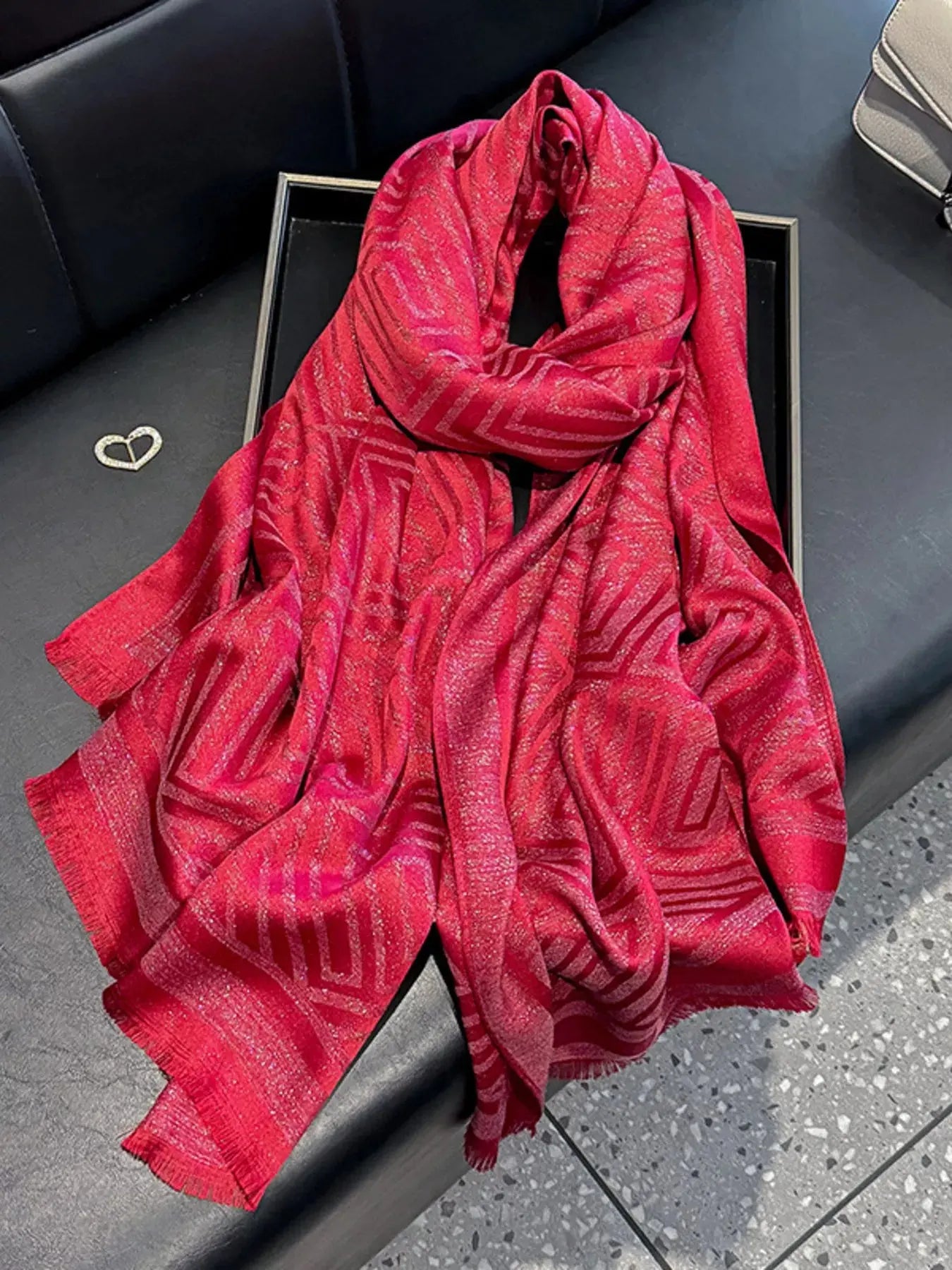 Raw Hem Lightweight Scarf Simply Love