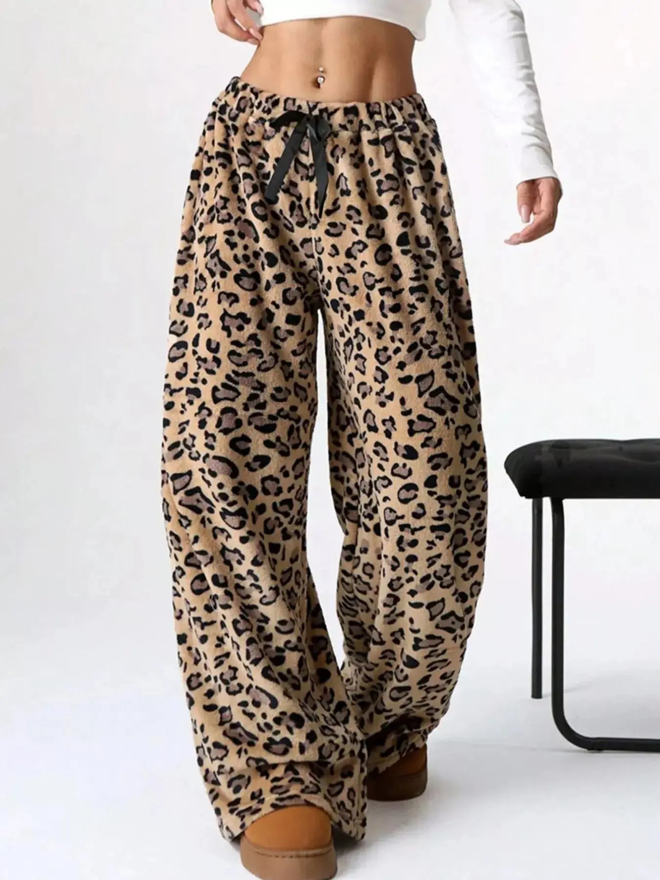 Drawstring Wide Leg Pants Simply Love