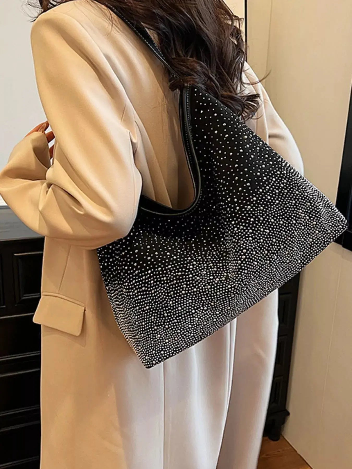 Rhinestone Tote Bag Simply Love