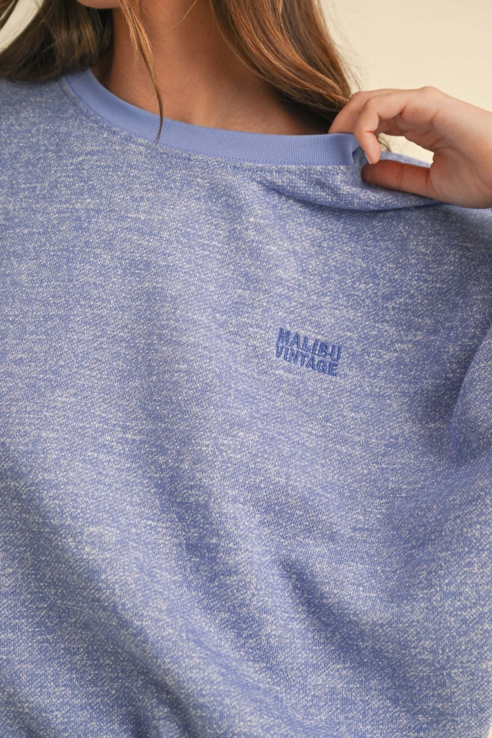 Vintage malibu crop sweatshirt