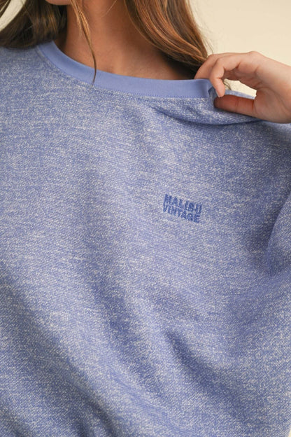 Vintage malibu crop sweatshirt