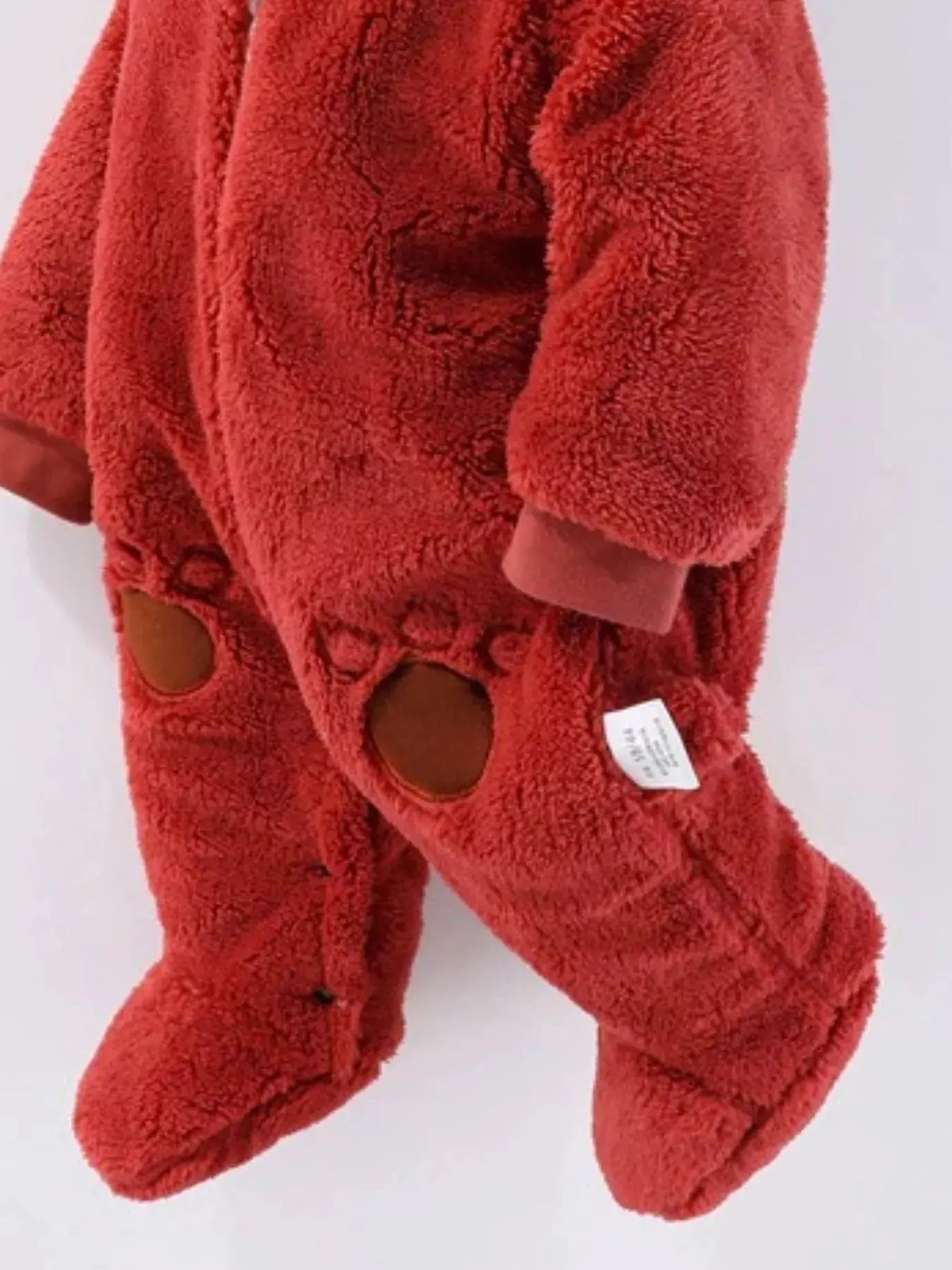 Children's Cozy Bear Hooded Fleece One-Piece Simply Love