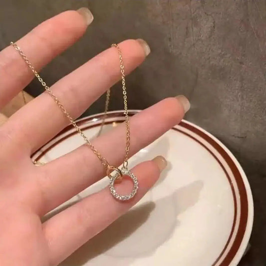 925 Sterling Silver Zircon Pendant Necklace Simply Love
