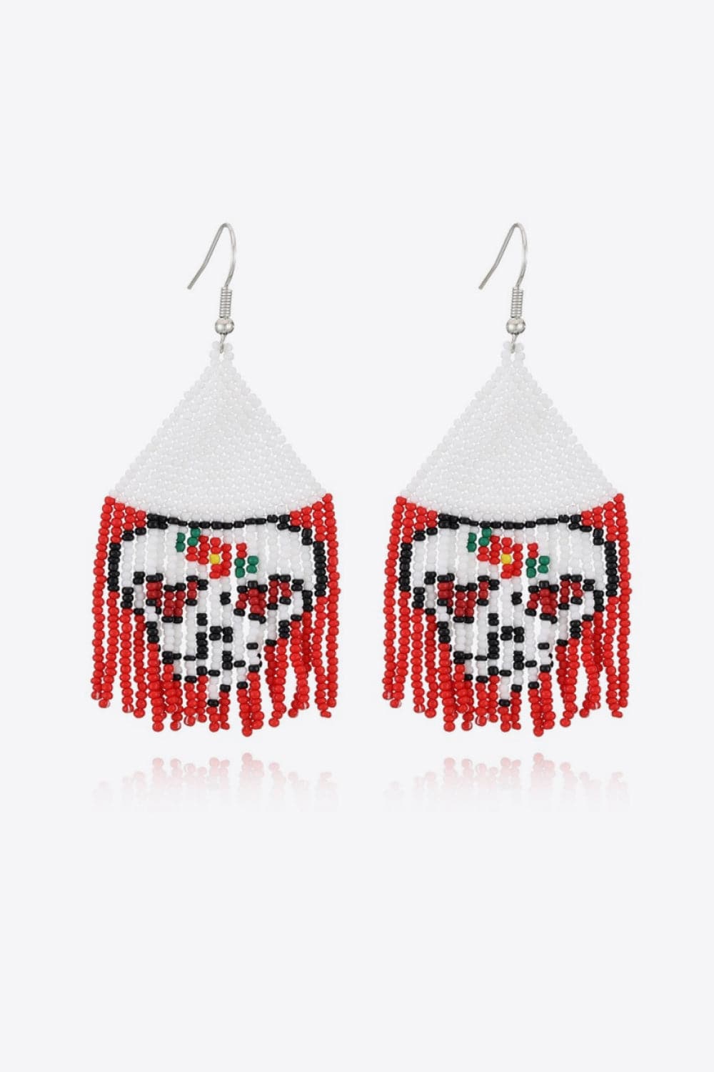 Chic beaded drop earrings