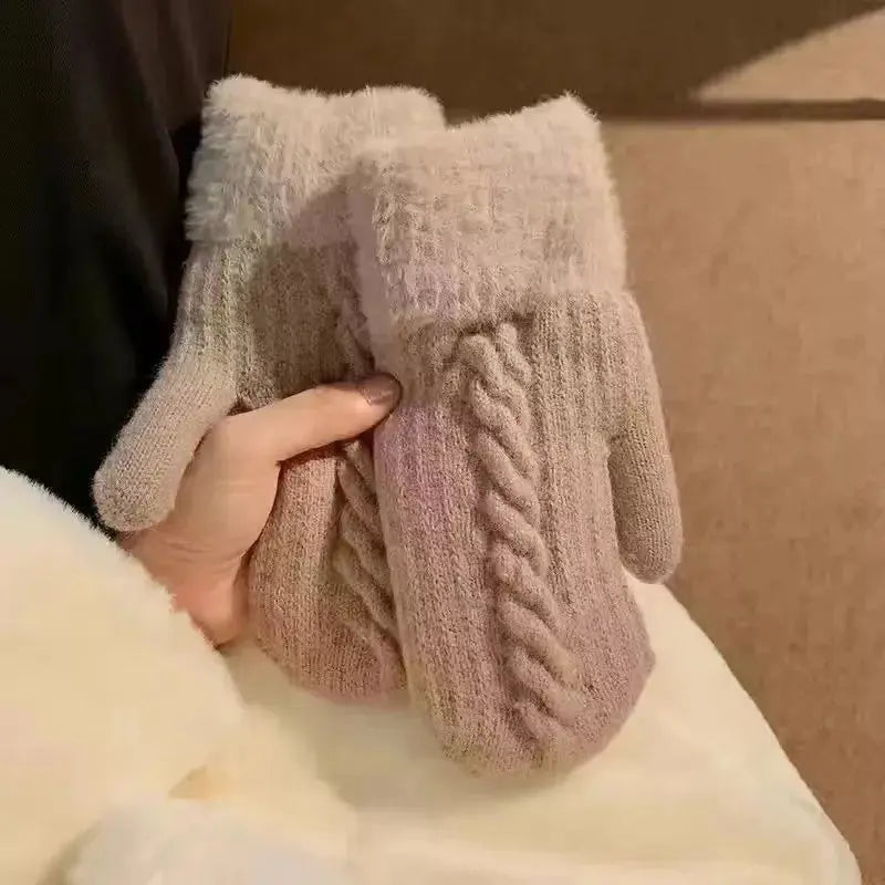 Cozy Knitted Winter Gloves Simply Love