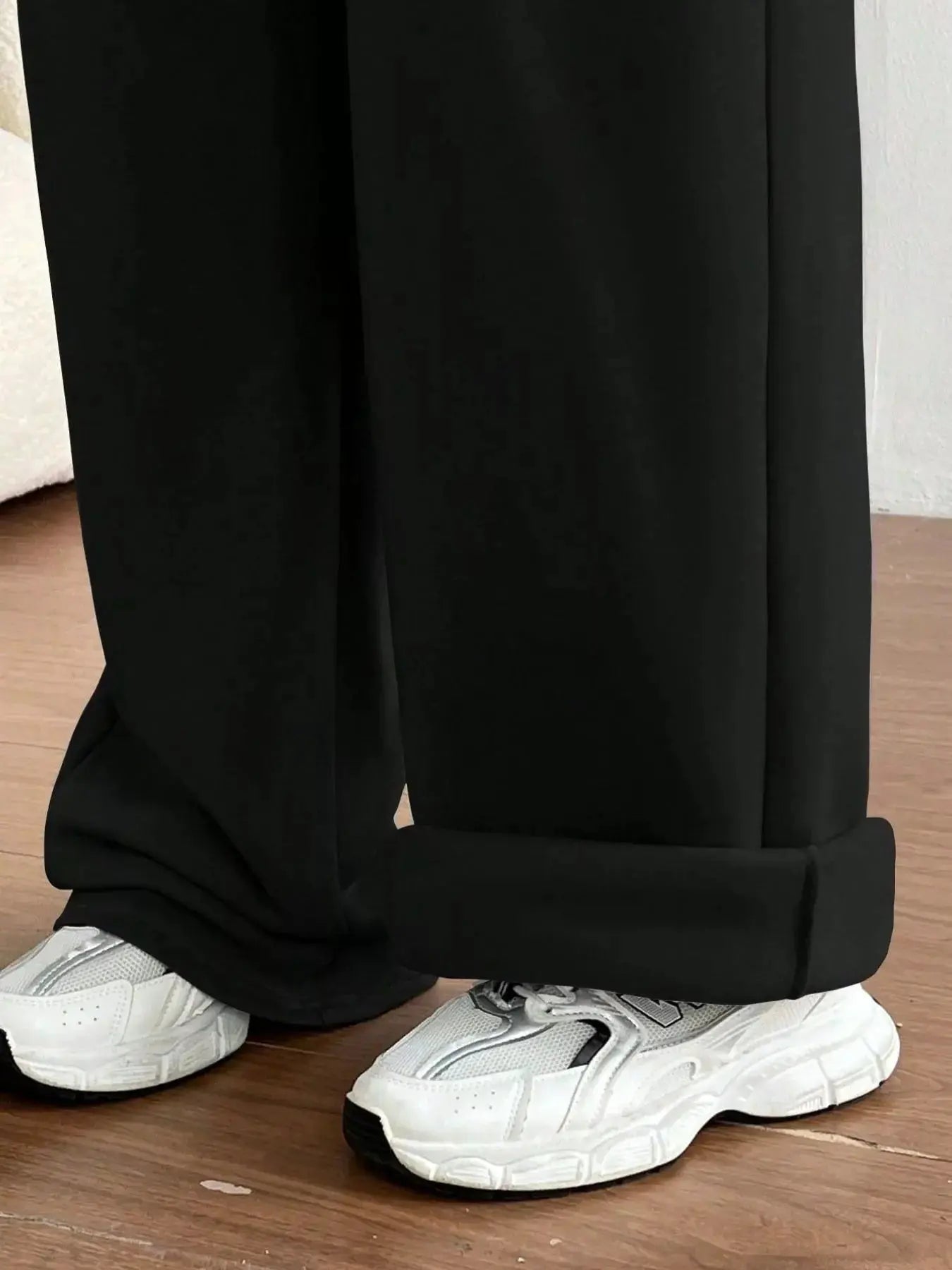 Casual Drawstring High Waist Wide Leg Sweatpants Simply Love
