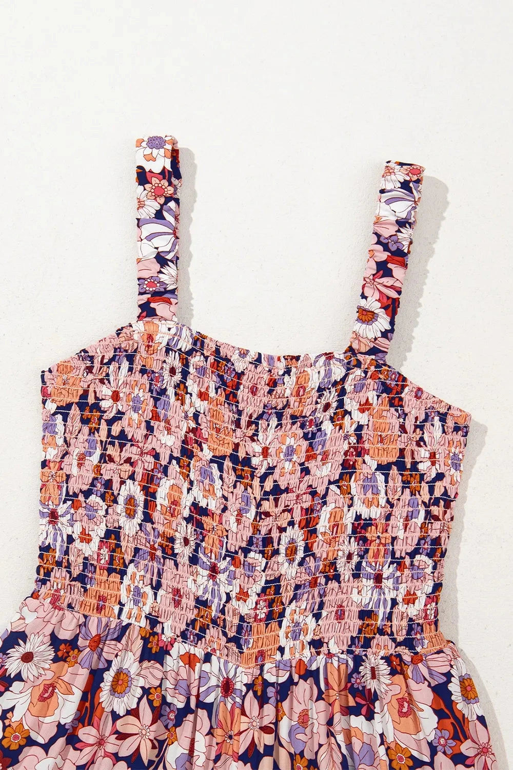 Bloom & Breeze Floral Smocked Jumpsuit Coco’s Tee Boutique