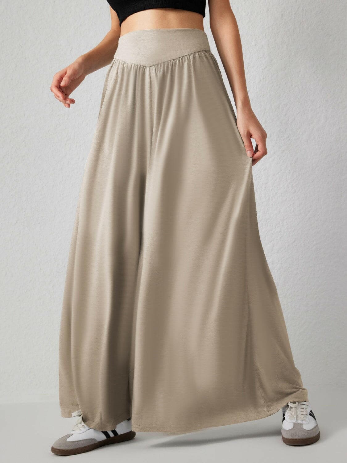 High Waist Wide Leg Pants.