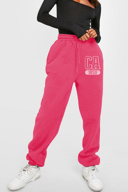 Simply Love Simply Love Full Size CA 1850 Graphic Joggers.