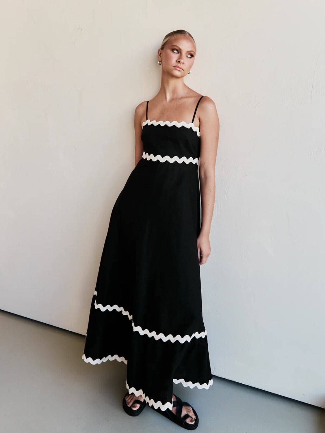 Spaghetti Strap Maxi Dress.