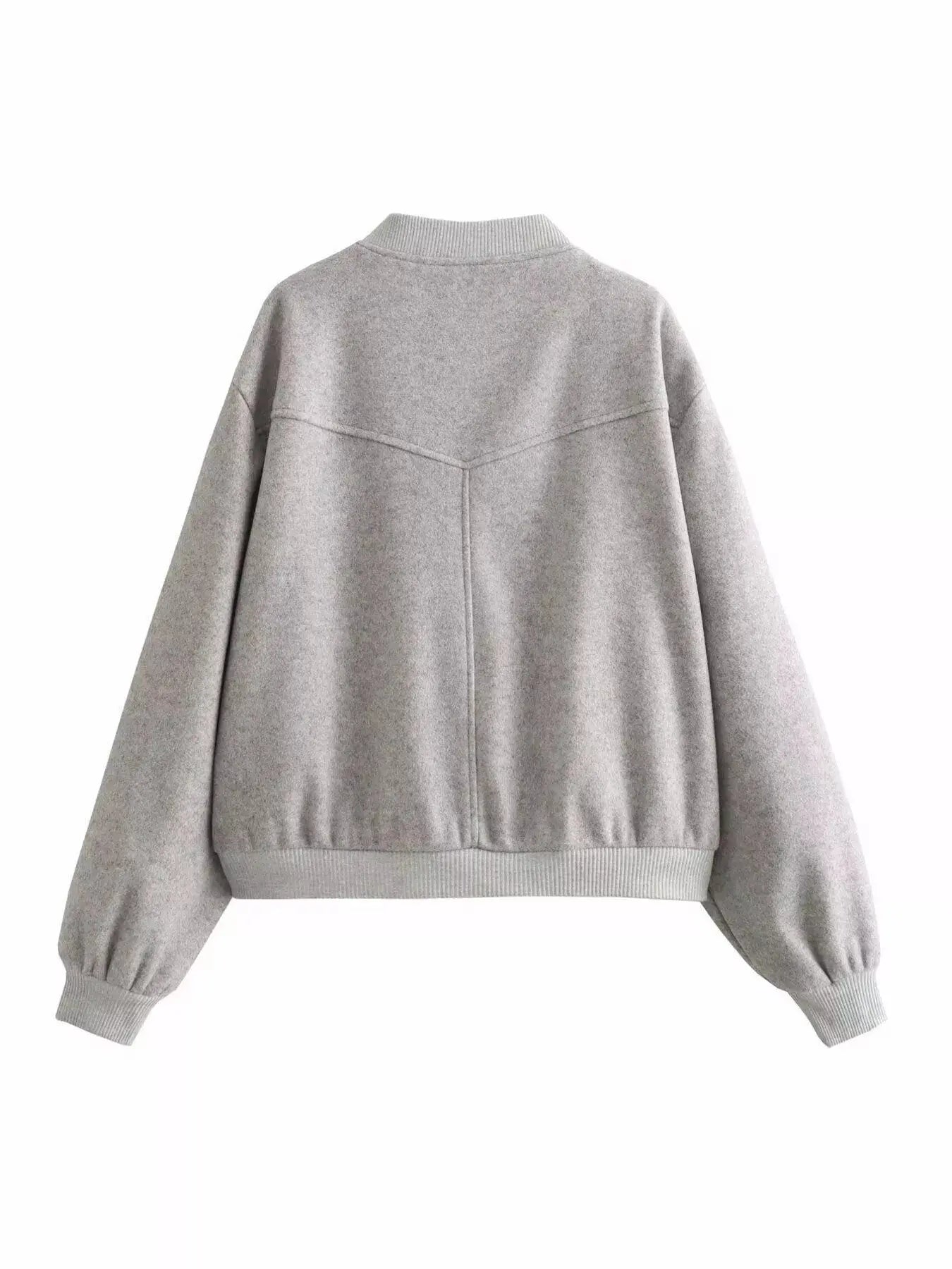 Snap Down Cropped Jacket Simply Love
